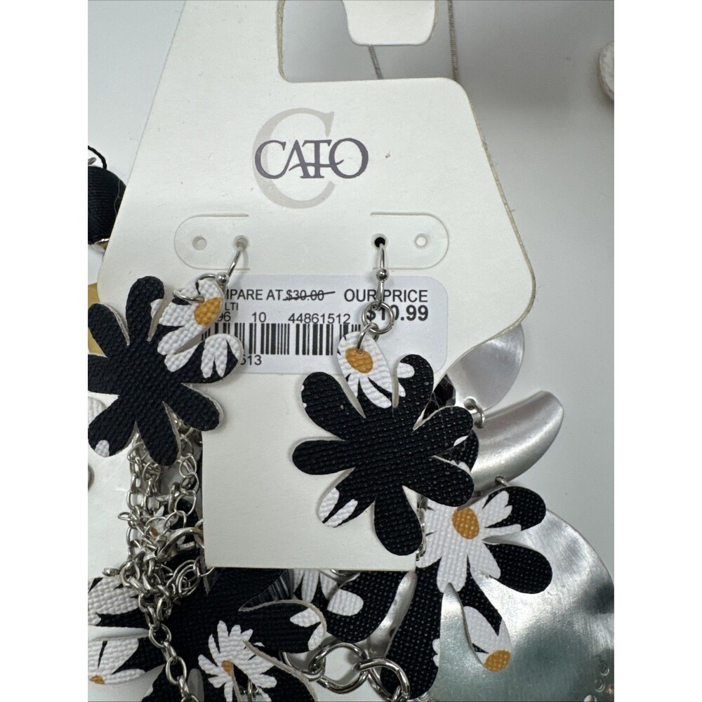 Lot Of 17 Jewelry Necklaces CATO Statement Spring Summer Costume Long Flower - Picture 7 of 16